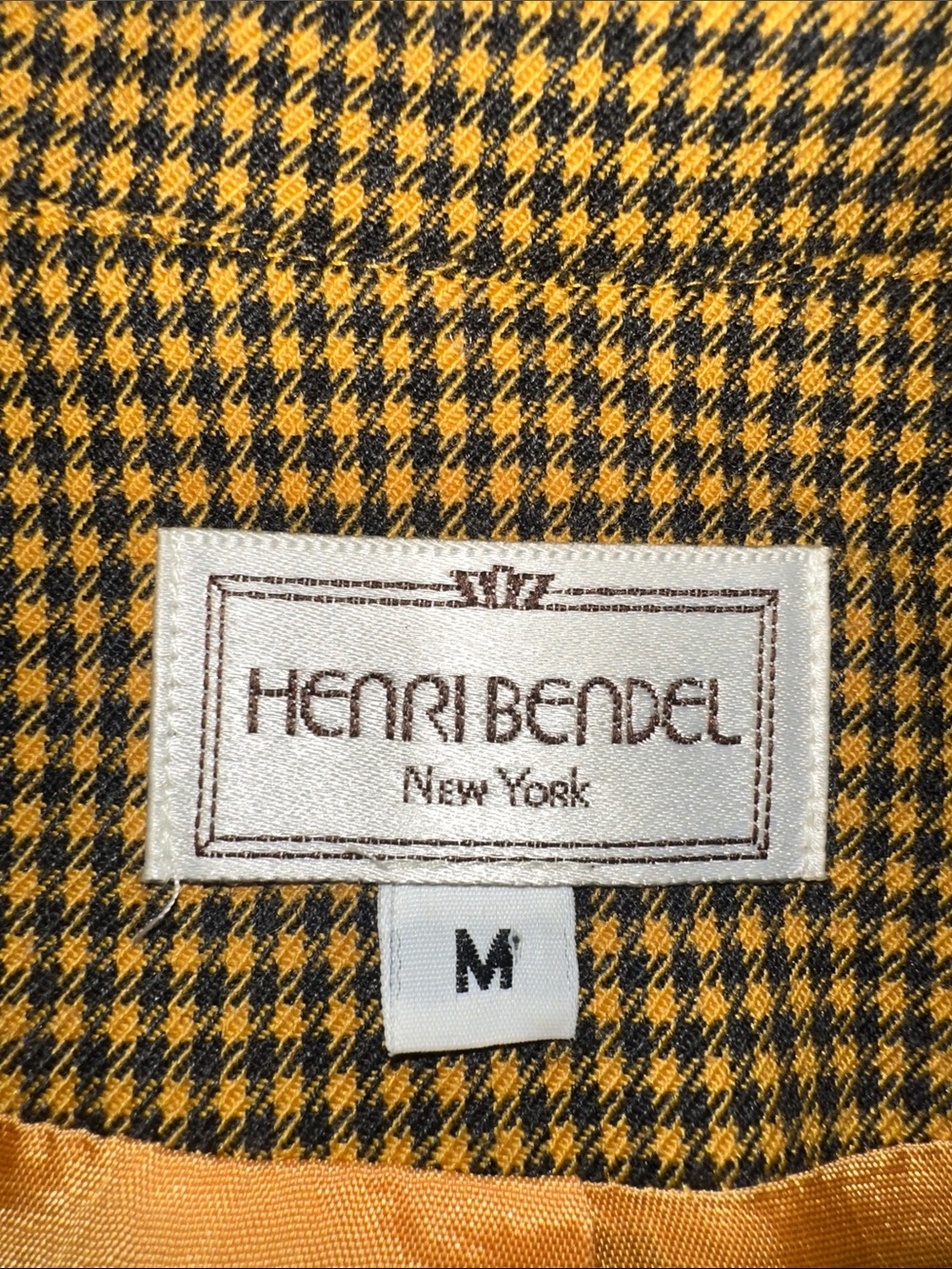 henri bendel vintage jacket (yellow and navy blue) - Picture 2 of 8